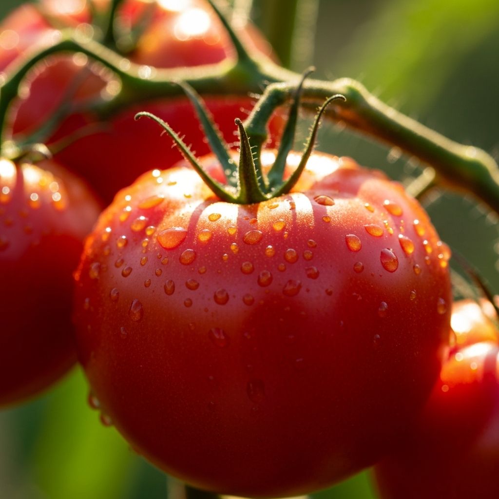 Tomates fraîches mûres avec texture visible
